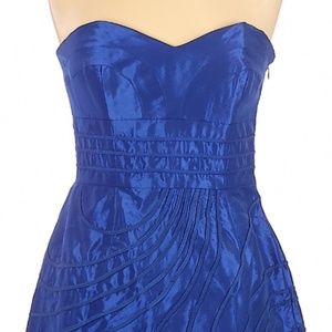 Laundry by Design Blue Strapless Dress